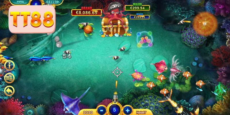Sảnh game bắn cá TT88 thu hút rất nhiều hội viên